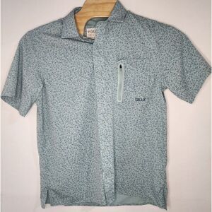 Gillz Mens Size M‎ Short Sleeve Vented Fishing Shirt